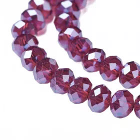 Slavík 2,3x2,7 mm, 156 ks, tmavě červená s lustrovým pokovem Slavík 2,3x2,7 mm, 156 ks, tmavě červená s lustrovým pokovem