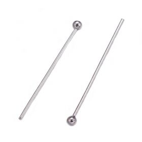 Ketlovací nýt s kuličkou 30x0,8 mm, chirurgická ocel, 20 ks Ketlovací nýt s kuličkou 30x0,8 mm, chirurgická ocel, 20 ks