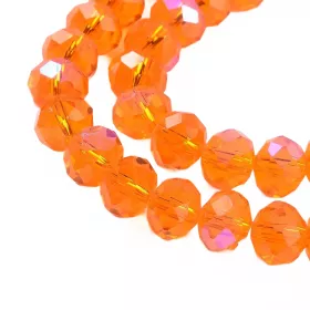Slavík 3x2 mm, 166 ks, oranžová s AB pokovem