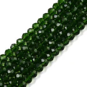 Slavík 3,8x3 mm, 108 ks, lesní zelená s lustrovým pokovem