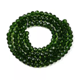 Slavík 3,8x3 mm, 108 ks, lesní zelená s lustrovým pokovem