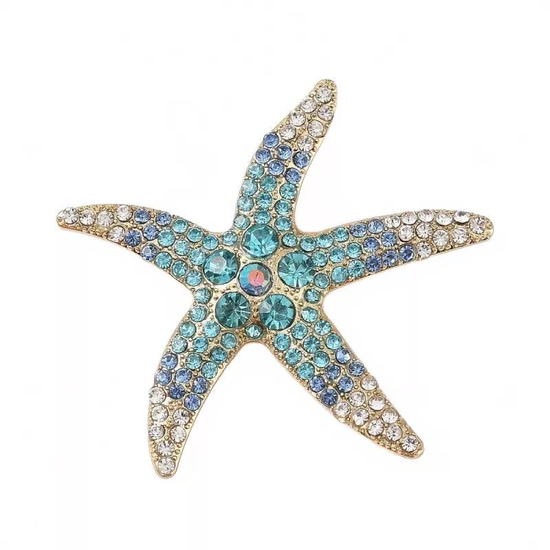 Brož mořská hvězdice 51x54 mm