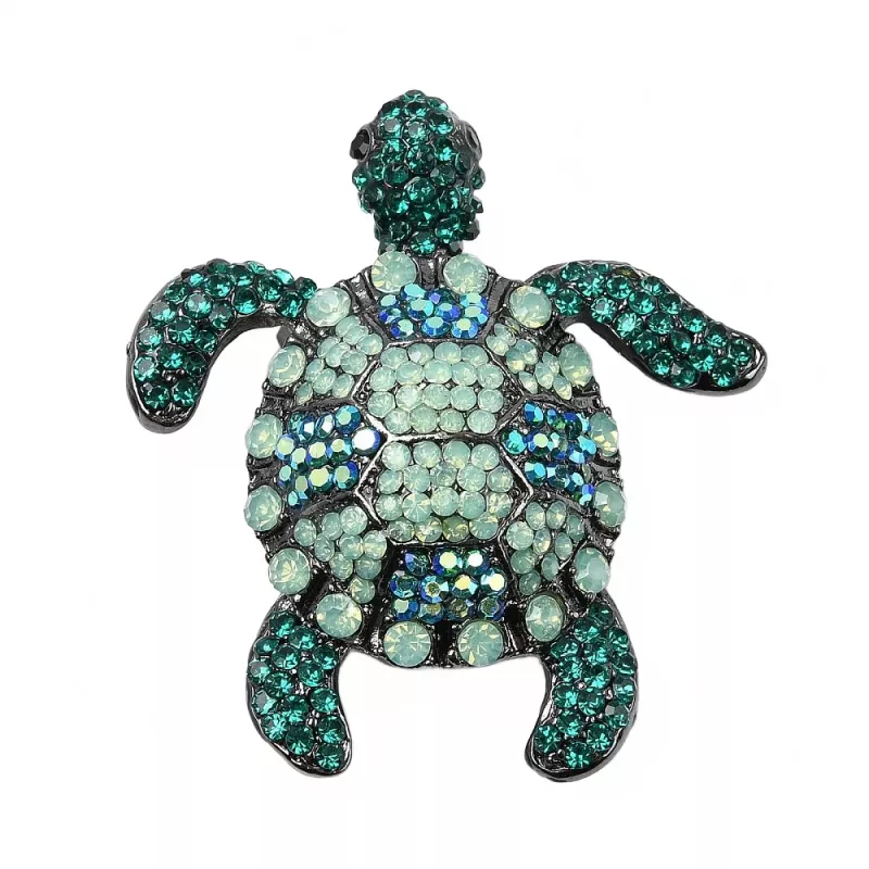 Brož mořská želva 47x43 mm