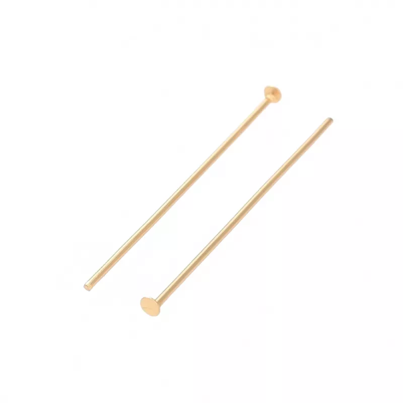 Ketlovací jehla 25x0,7 mm, chirurgická ocel, 20 ks, zlatá barva