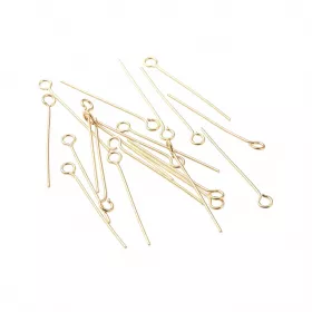 Ketlovací jehla 25x0,7 mm, chirurgická ocel, 50 ks, zlatá barva
