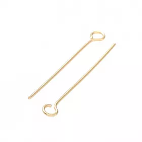 Ketlovací jehla 25x0,7 mm, chirurgická ocel, 50 ks, zlatá barva