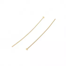Ketlovací jehla 35x0,7 mm, chirurgická ocel, 20 ks, zlatá barva