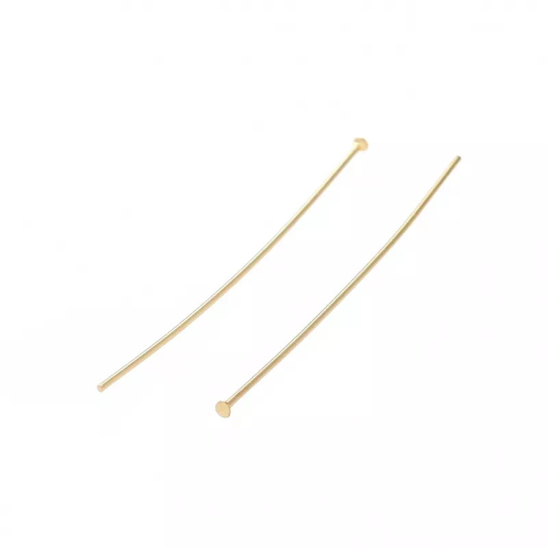 Ketlovací jehla 35x0,7 mm, chirurgická ocel, 20 ks, zlatá barva