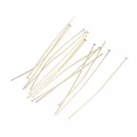 Ketlovací jehla 50x0,7 mm, chirurgická ocel, 20 ks, zlatá barva