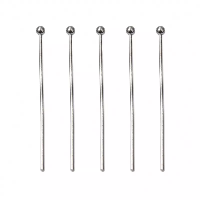 Ketlovací nýt s kuličkou 30x0,8 mm, chirurgická ocel, 20 ks