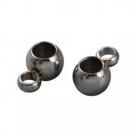 Přívěsek s očkem 6x4x3 mm z chirurgické oceli 304, vnitřní průměr 2mm, 10 ks