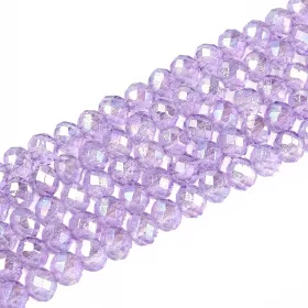 Slavík 3x2 mm, 104 ks, lila fialová s AB pokovem