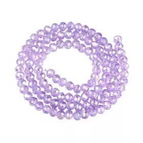 Slavík 3x2 mm, 104 ks, lila fialová s AB pokovem