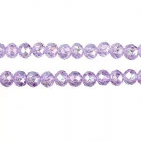 Slavík 3x2 mm, 104 ks, lila fialová s AB pokovem