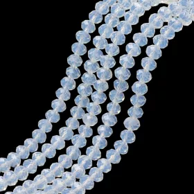 Slavík 3x2 mm, 136 ks, opálová s lustrovým pokovem