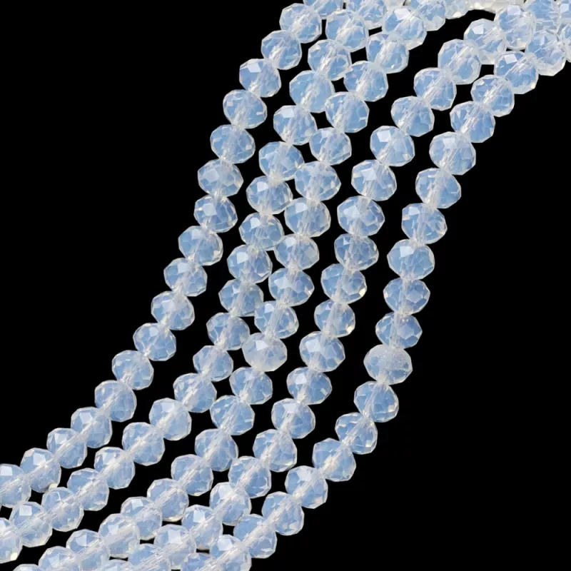 Slavík 3x2 mm, 136 ks, opálová s lustrovým pokovem