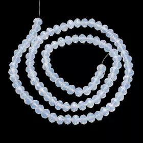 Slavík 3x2 mm, 136 ks, opálová s lustrovým pokovem