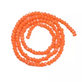 Slavík 3x2 mm, 160 ks, plnobarevná oranžová s lustrovým pokovem