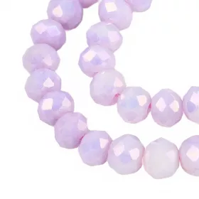 Slavík 4,5x3,5 mm, 106 ks, plnobarevná lila s AB pokovem