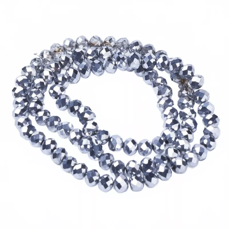 Slavík 4x3 mm, 105 ks, sříbrná