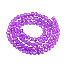 Slavík 4x3 mm, 108 ks, Orchidea s lustrovým pokovem