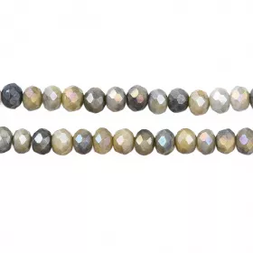 Slavík 4x3 mm, 124 ks, plnobarevný mix šedá, béžová s duhovým pokovem Slavík 4x3 mm, 124 ks, plnobarevný mix šedá, béžová s duhovým pokovem