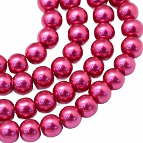 Voskované perle 8 mm, 105  ks,  Camellia