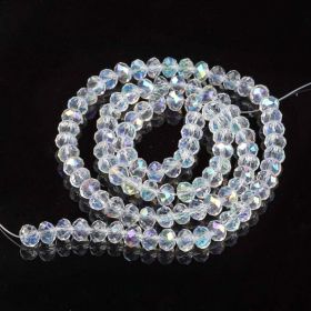 Slavík 3,5x3 mm, 105 ks, čirá s AB pokovem Slavík 3,5x3 mm, 105 ks, čirá s AB pokovem