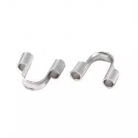 Koncovka na lanko z chirurgické oceli 4,8x5,5x1,6 mm, 10 ks