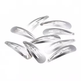 Prolamovací sponka 49x13 mm,20 ks,platinová