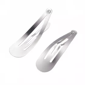 Prolamovací sponka 49x13 mm,20 ks,platinová