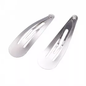 Prolamovací sponka 49x13 mm,20 ks,platinová