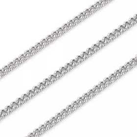 Řetízek z chirurgické oceli 304, 2,3x1,8 mm, 1 metr