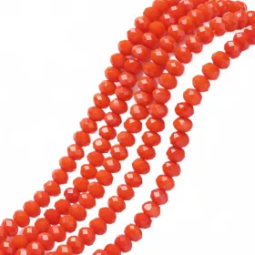 Slavík 3x2 mm, 146 ks, plnobarevná oranžovočervená