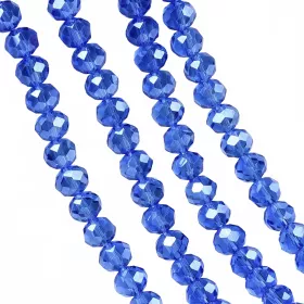 Slavík 3x2 mm, 148 ks, kobaltově modrá s lustrovým pokovem