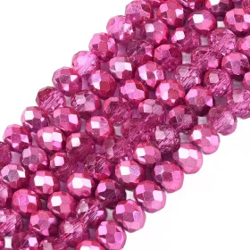 Slavík 4,5x4 mm, 112 ks, růžová se růžovým pokovem