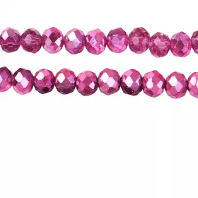 Slavík 4,5x4 mm, 112 ks, růžová se růžovým pokovem