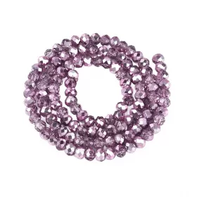 Slavík 4,5x4 mm, 112 ks, starorůžová se starorůžovým pokovem