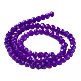 Slavík 8x6 mm, 63 ks, plnobarevná fialová
