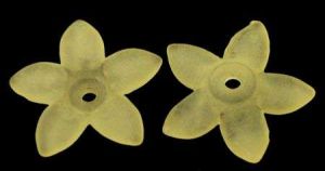 Akrylový květ narcis 20 ks - žlutá