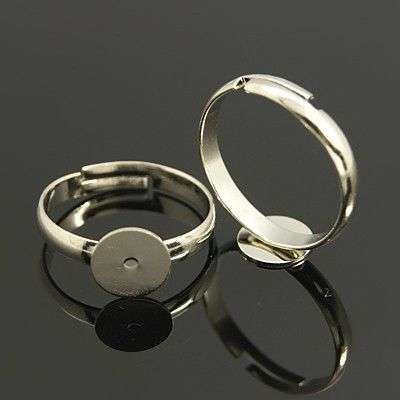 Prsten s ploškou k nalepení 10 mm