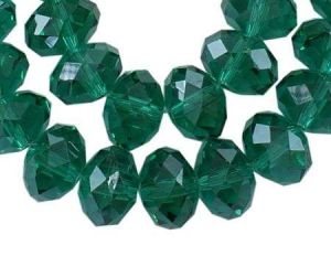 Slavík 8x6 mm, 64 ks, tmavě zelená s lustrovým pokovem