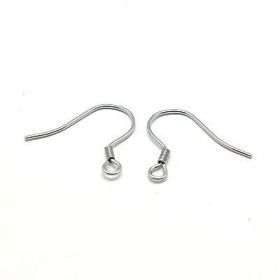 Náušnicový háček 17x10 mm, 2 ks, chirurgická ocel