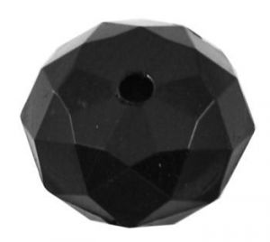 Akrylový slavík 10x6 mm, 50 ks, černá