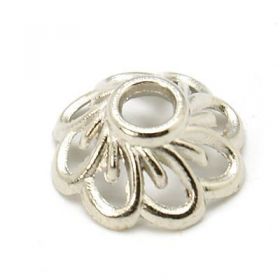 Kaplík 9x4 mm, 20 ks, stříbrná