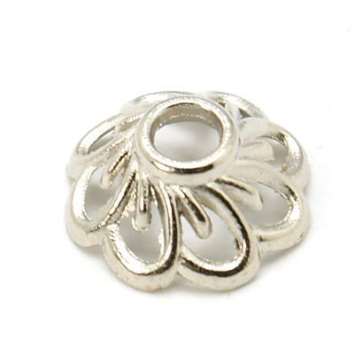 Kaplík 9x4 mm, 20 ks, stříbrná