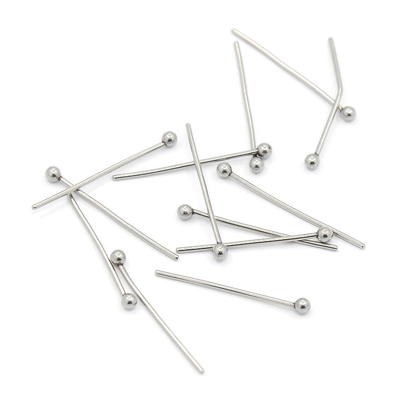 Ketlovací nýt s kuličkou 20x0,6 mm, 20 ks, chirurgická ocel