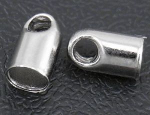 Koncovka 5,2x2,8 mm vnitřní průměr 2 mm, 50 ks, platinová