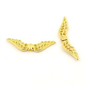 Křídla anděla 32x6 mm, 20 ks, zlatá