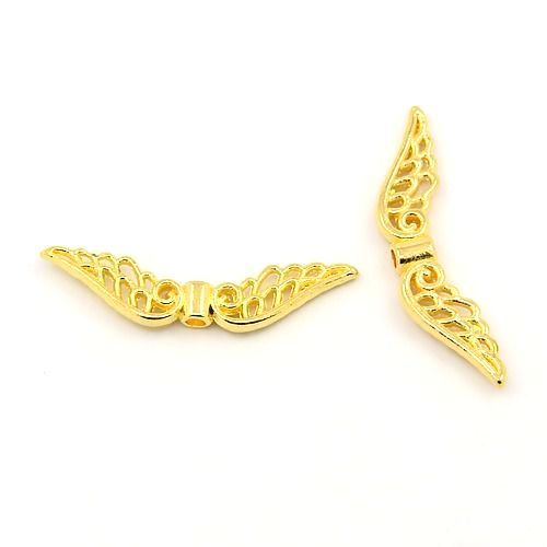 Křídla anděla 32x6 mm, zlatá